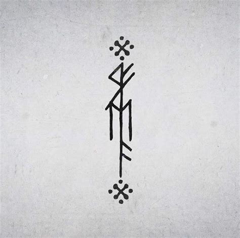 Freya rune tattop